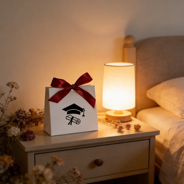 Bolsita de regalo de graduación para regalos de fiesta – Pequeña bolsa de papel con gorra de graduación para estudiantes, profesores, mesas de caramelos y postres