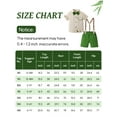thumbnail image 3 of Happy Cherry Toddler Formal Suit Baby Boy Wedding Clothes Newborn Gentleman Outfit Infant Wear Clothes Summer Shirt Bowtie Suspender Set 6-7 T, 3 of 7