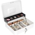 thumbnail image 1 of Cash Box with Money Tray and Lock Money Box for Cash Metal Locking Cash Box .x .x .&#, 1 of 7