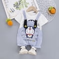 thumbnail image 1 of Conjunto De Ropa De Gemelos Para Niñas Sakura Momoko Boys Doraemon Camiseta + Pantalones Niño Mono Niña Vestido De Tirantes, 1 of 4