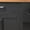 Black-Beech, variant on Hodedah Kitchen Cart with Spice Rack plus Towel Holder, Chocolate-Grey