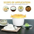 thumbnail image 3 of HINTRMENT Microwavable Rice Cookers Yellow Cook Pasta For Family 1Pack, 3 of 8