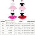 thumbnail image 5 of OBEEII Baby Girls Polka Dot Mesh Dress With a Dot Bow Headband Baby Girl Birthday Party Dress 110 Hot Pink, 5 of 5
