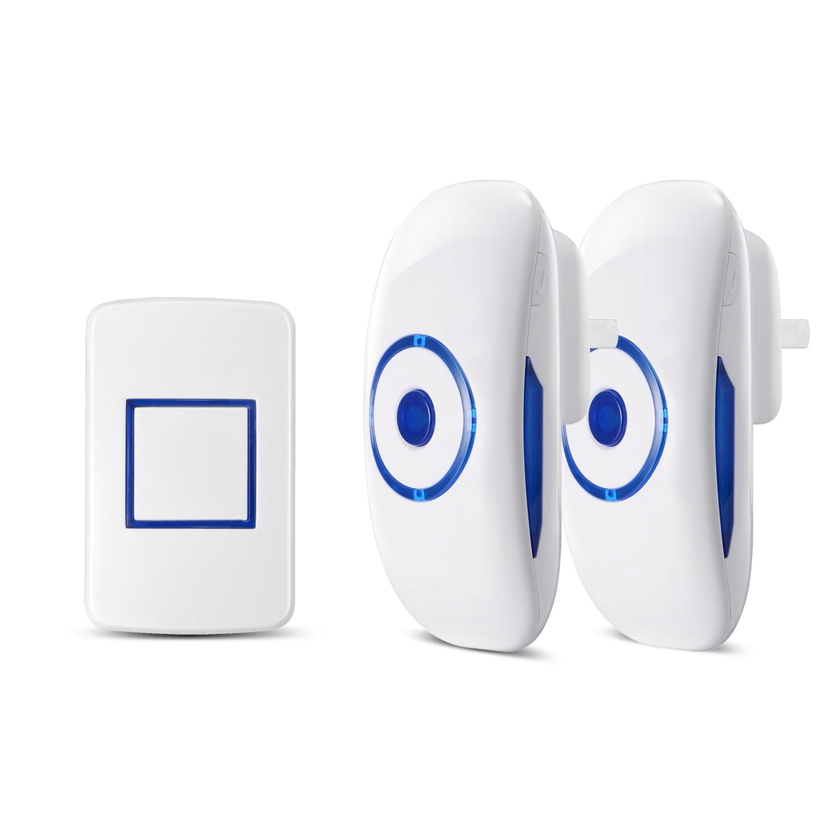 Doorbell Push Buttons Home Wireless Doorbell, Waterproof Door Bell Kit