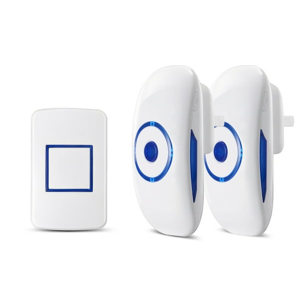 Doorbell Push Buttons Home Wireless Doorbell, Waterproof Door Bell Kit