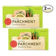 (2 Pack) Parchment Paper Nonstick Cooking Bags, 10-ct/Box