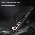 thumbnail image 2 of Magnetic Phone Case for Samsung Galaxy S22 Compatible with Magsafe, Military-Grade Shockproof Protective Case with Built-in Magnet Circle for Samsung Galaxy S22, MS Black, 2 of 9