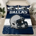 thumbnail image 2 of Erosebridal Sports Sheet Set Twin Teens, American Football Bedding Sets Twin Size, Navy Grey, 3 Pieces (Top Sheet, Fitted Sheet, Pillowcase), 2 of 6