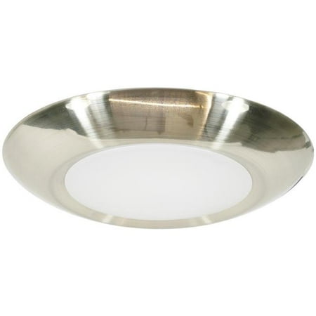 

Jesco CM405RA-M-3090-BN 6 in. 15W 3000K 90CRI Round Disk LED Flush Mount Ceiling Light Brushed Nickel