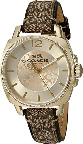 Coach - Coach Women&amp;#39;s Boyfriend Signature Fabric Logo Watch 34mm 14502509