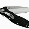thumbnail image 4 of Kershaw Oso Sweet (1830), Folding Pocketknife, 3.1-Inch 8Cr13MoV Stainless Steel Blade, Satin Finish, Black Glass-Filled Nylon Handle, Liner Lock, Reversible Pocketclip, 3.2 OZ., 4 of 9