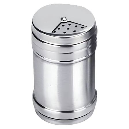 ACDANC Stainless Steel Salt Pepper Seasoning Spice Condiment Shaker Bottle Kitchen Tool (Silver,S)