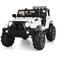 thumbnail image 1 of Patiojoy Bluetooth Remote Kids Ride-on Car 12V Electric Truck w/ 2.4 GHZ Controller White, 1 of 7