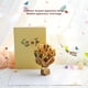 thumbnail image 3 of Tarjeta De Felicitación 3D, Papel Decorativo De Ramo De Girasol, Increíble Tarjeta De Felicitación De Flores Ecológica, Plegable Repetidamente Para Festivales, 3 of 7