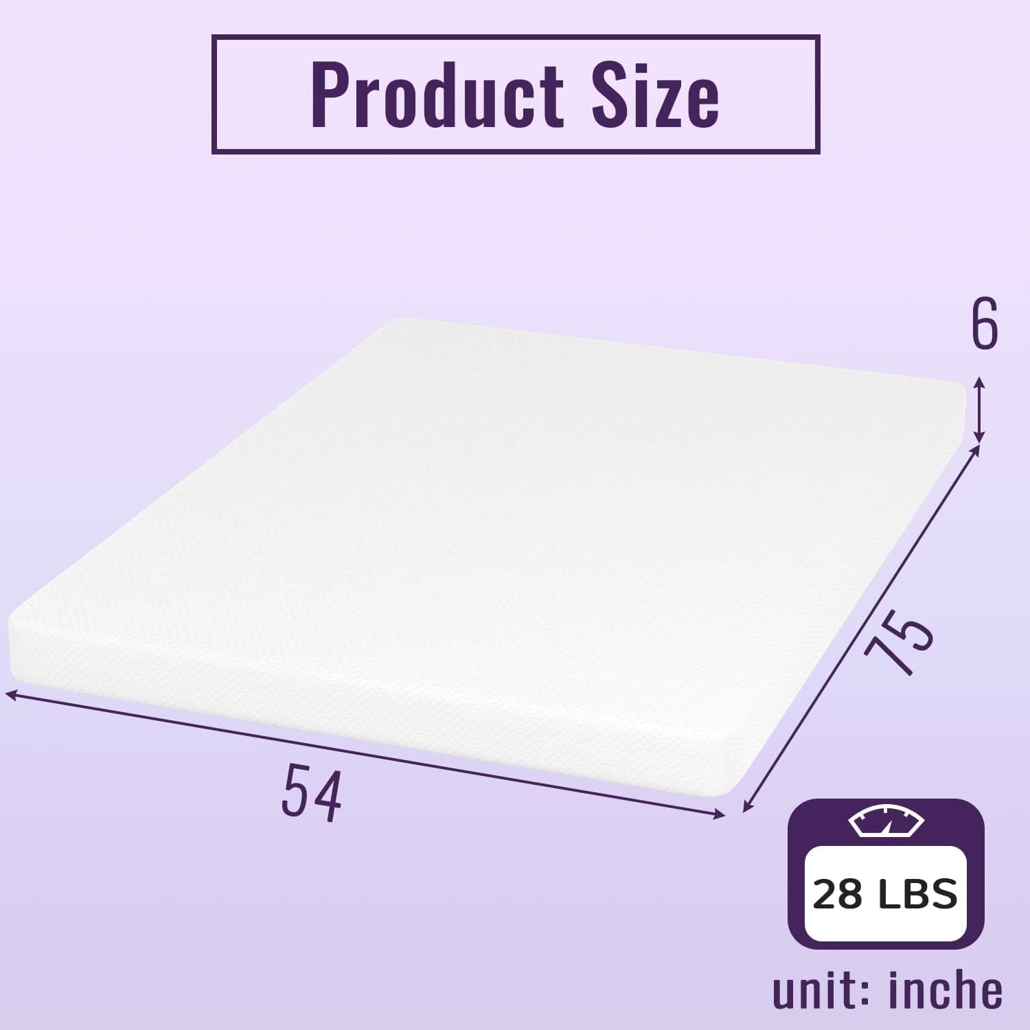 Full Size Mattress, 6 Inch Cooling Gel Bamboo Charcoal Infused Memory Foam Mattress in a Box Full, Breathable Bed Mattress for Cooler Sleep Supportive & Pressure Relief, CertiPUR-US