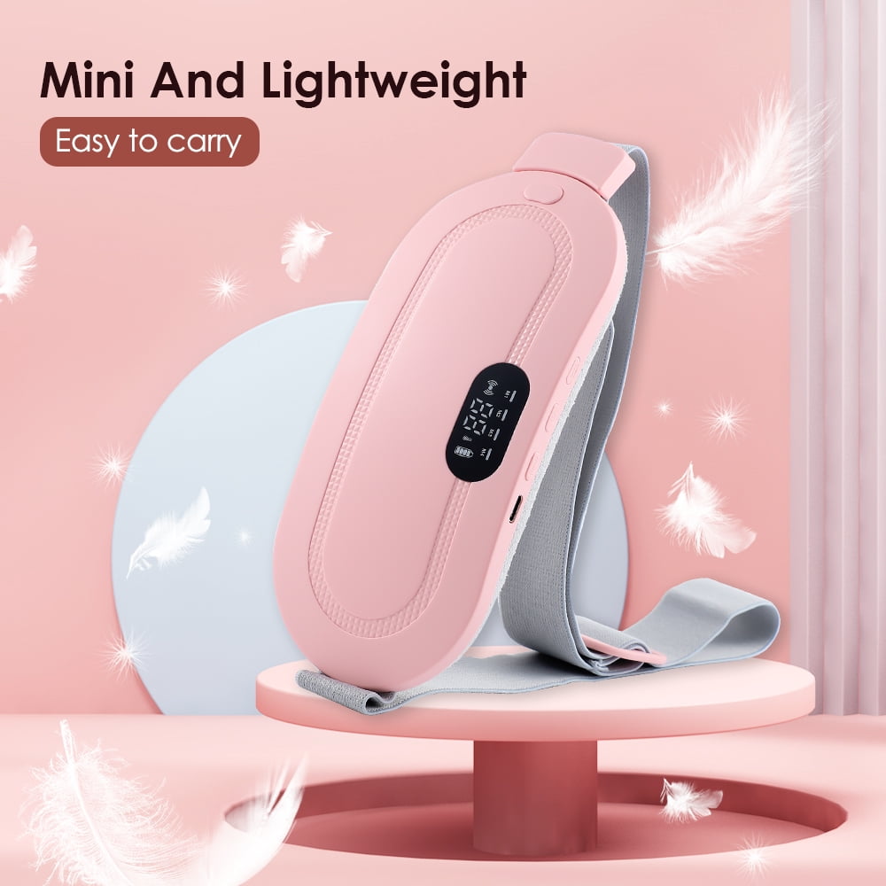 Portable Heating Pad，Heating Pad for Menstrual Portable Cordless Heating Pad for Stomach Back Belly, ,Portable Warmer,Pink