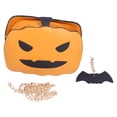 thumbnail image 2 of Pumpkin Shoulder Bag, Large Capacity Portable Exquisite  Candy Bag  for Party for Dancing Party for  Black,Brown, 2 of 8
