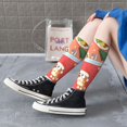 thumbnail image 5 of Masiiu Bluey Print Adult Crew socks, Comfortable Novelty Colorful Patterned, Breathable, Stylish Colorblock for Men Women, 5 of 6