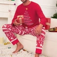 thumbnail image 1 of Family 2 Pieces Pajamas Set Casual Tree Printed Christmas Style Sleepwear Outfit, 1 of 9