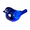Blue, variant on Glass Birds Figurines Crystal Bird Decor, Collectible Statues for Tabletop Bookshelf Office Desk Decoration, Meaningful Gifts for Birds Lovers, Red