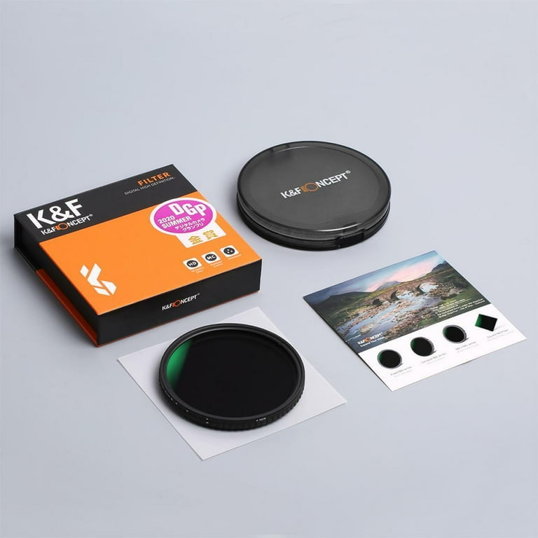 K&F Concept ND2-ND32 Variable Lens Filter Multi-coated K&F Concept ND2-ND32 Variable Lens Filter Multi-coated