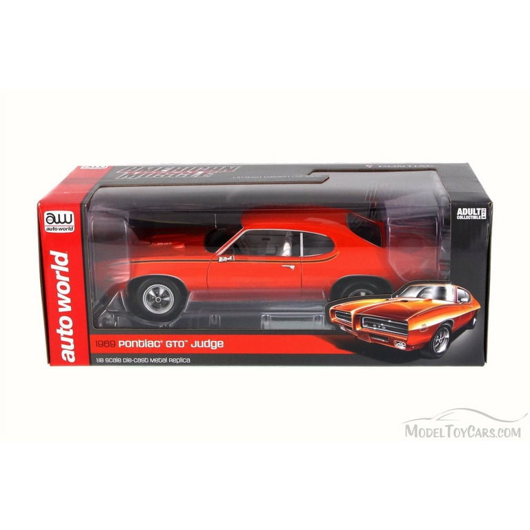 Pontiac GTO Judge 1969 Orange - MotorMax 1:24 - Modèle Neuf Sous Boîte