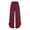 RD2, variant on Women's High Waist Wide Leg Pants, Paper Bag Waist Palazzo Trousers with Asymmetrical Ruffle Hem, Cotton Linen Blend Loose Casual Pants for Beach, Vacation, Date and Daily Wear