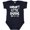 Navy Blue, variant on Inktastic Mama's Little Dude with Arrow Boys Baby Bodysuit