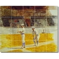 thumbnail image 1 of Ceramic Tile Mural-Thomas Eakins Sports Painting 7. 40" w x 32" h using (20) 8 x 8 ceramic tiles, 1 of 3