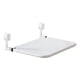 thumbnail image 1 of Tendedero de ropa plegable de malla retráctil para pared Blanco, 1 of 9