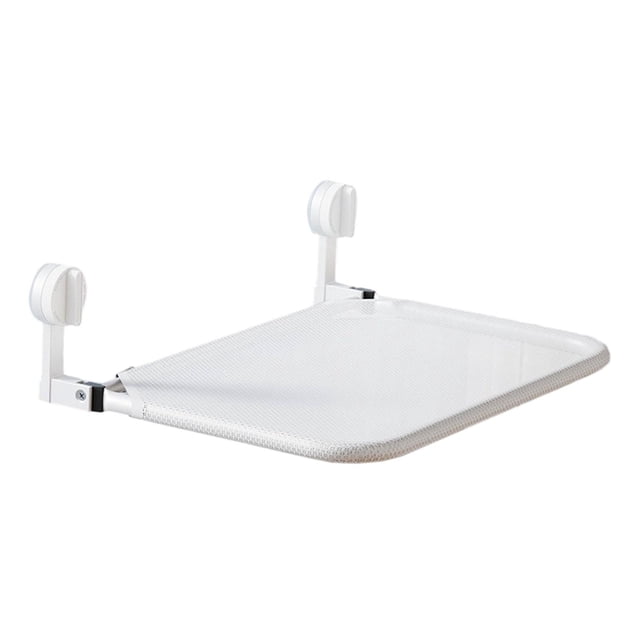 Tendedero de ropa plegable de malla retráctil para pared Blanco
