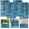 thumbnail image 1 of ORDDIART 4Pcs Table Skirts Tassel Backdrop Aluminum Film Rectangle For  Party Supplies, 1 of 5