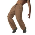 thumbnail image 6 of Awdenio Cargo Pants for Men Loose Fit Pants Joggers for Men with Pockets, Open Bottom Drawstring, 6 of 6