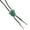 Green, variant on Irregular Colored Stone Bolo Tie Braided Adjustable Necktie Necklace
