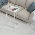 thumbnail image 2 of 2PACK C-shaped end table, sofa table slide, end table in the living room and bedroom, side table for chairs and sofas, small space C table, 2 of 6