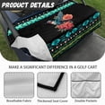 thumbnail image 6 of Whosucclay Hummingbird Yellow Roses Anti-Scratch Golf Cart Seat Cover, Thickened 4 Front Pockets Golf Cart Seat Protector for Yamaha EZGO Club Car, 52.36 x 32.28 inch, 6 of 7
