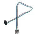 thumbnail image 1 of Unique Bargains 1 Pcs IDC Rainbow Wire Flat Ribbon Cable FC-Female to 6P 11.8 Inch Length 2.54mm Pitch, 1 of 4