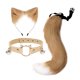 thumbnail image 4 of Orejas Cola Yuyangstore Traje de juego de cosplay Juguete de peluche Halloween Animal Props, 4 of 8
