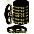 thumbnail image 4 of Customized Eid Wrist Bands Silicone Rubber Bracelets [48 Pack] Eid Mubarak Kids Favors Ramadan Favors Ramadan Toy Eid Gift Islamic Gifts 123, 4 of 6