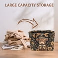 thumbnail image 4 of Yuyamidu Cute Highland Cow Quilted Laundry Basket for Bedroom with Side Pockets Large Capacity Laundry Basket Nursery Organizer Bin for Home Organization, 4 of 6