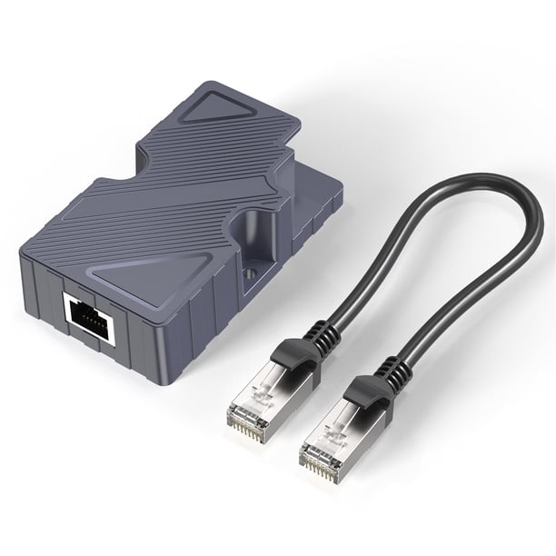 Kit de Adaptador de Cable de Ethernet, Adaptador de Interfaz Poe Inyector Poe Estable Y Confiable RJ45 Conexión Fácil para Starlink Dishy V2