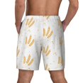 thumbnail image 4 of Balery Wheat Mens Swim Trunks Swim Shorts for Men Quick Dry Inseam Beach Shorts with Compression Liner Pocket-Small, 4 of 9