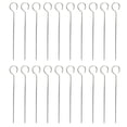 thumbnail image 1 of HLONK 20 Pcs Brochettes en Acier Inoxydable pour Barbecue (Argent), 1 of 6