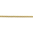 thumbnail image 3 of 14K Yellow Gold Diamond Cut 3.3mm Semi-Solid Chain 20 Inch, 3 of 6