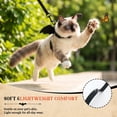 thumbnail image 4 of Cat Harness and Leash with Bat Wings Escape Proof Adjustablex,Halloween Costumes, Easy Control, Comfortable Soft Breathable, Friction Protection, Costumes for Small Cats(S), 4 of 8