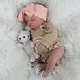 thumbnail image 4 of Muñecas de Bebé Renacido Realistas - Muñecas de Bebé Recién Nacido Realistas de 20 Pulgadas Durmiendo, Cuerpo de Tela Suave con Juguete de Alimentación para Niños de 3 +, 4 of 6