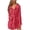 Red, variant on Maplenight Robes for Women Fleece Plush Short Bathrobe with Pockets Soft Cozy Sleepwear Loungewear
