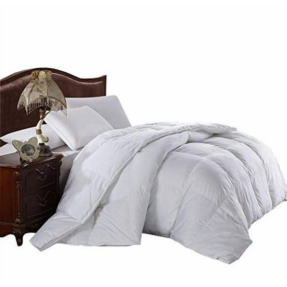 Royal Hotel Bedding Super Cozy - Soft and Fluffy Goose Down Alternative Comforter - Fits Pillow Top Beds - Full/Queen 90" x 90" 100-Percent Cotton Shell - Medium Warmth