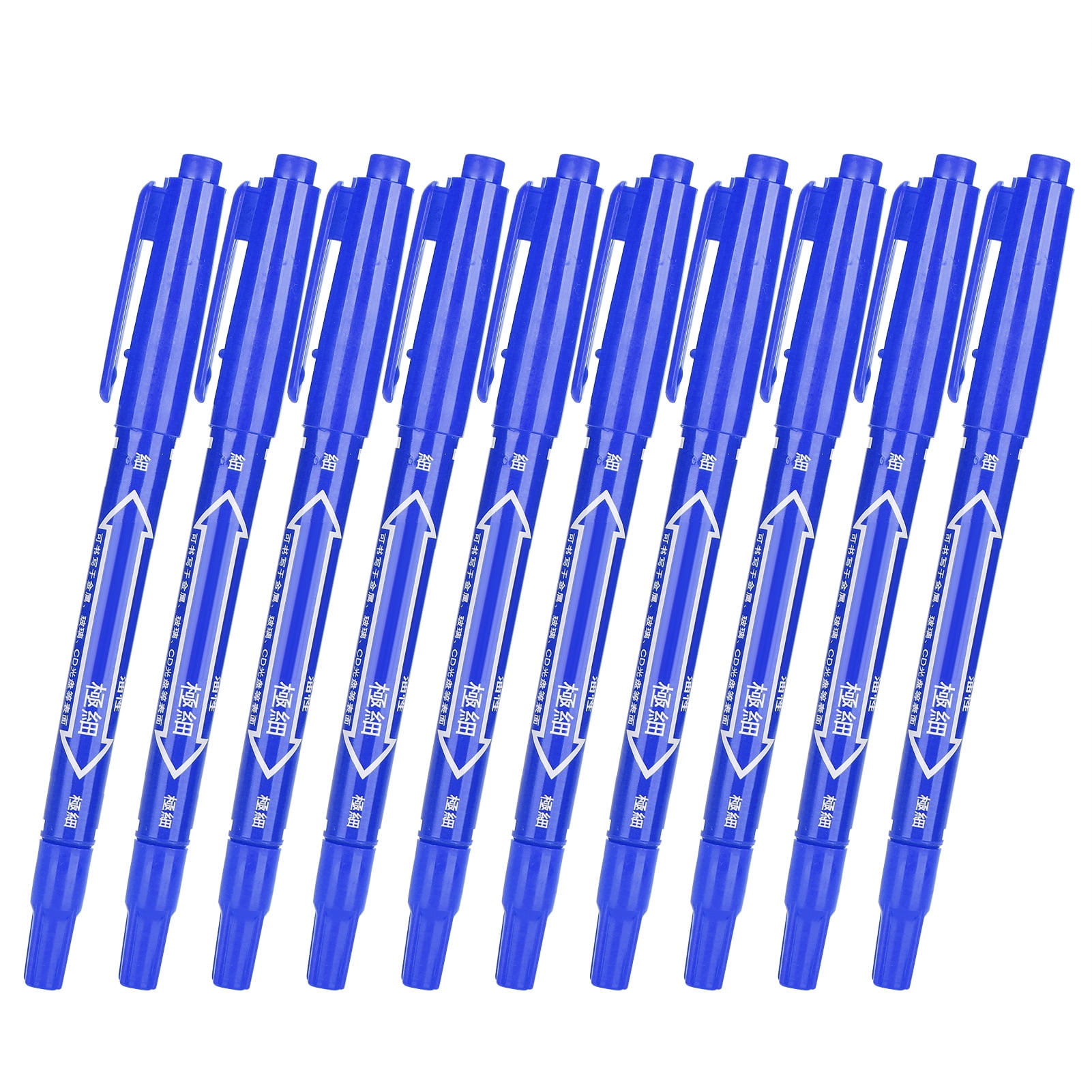 ANGGREK Double‑End Marker Pen, Colored Marker Pen No Fading Ergonomic