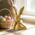 thumbnail image 4 of Easter Bunny Figurine Cute Rabbit Home Desktop Ornament For Holiday Tabletop Display And Festive Giving, 4 of 7